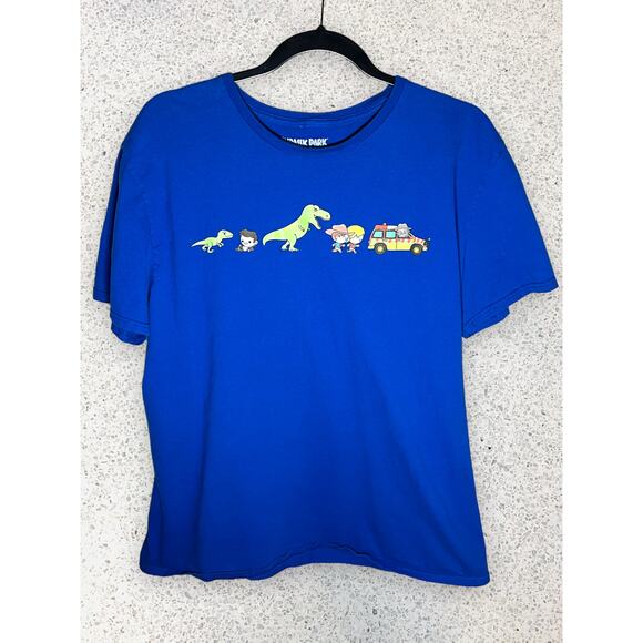 Jurassic Park Dinosaur T-Rex Chasing Car - Loot crate Loot wear Shirt - Picture 1 of 6